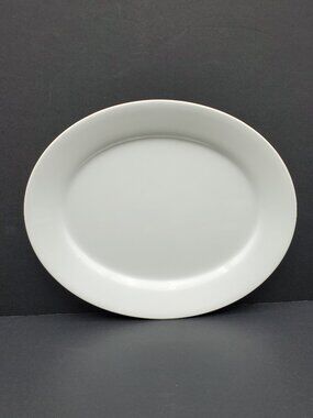 Corningware Comcor White Platter Comcor Tableware by Corning Oval Serving Plate